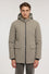 Down jacket with hood