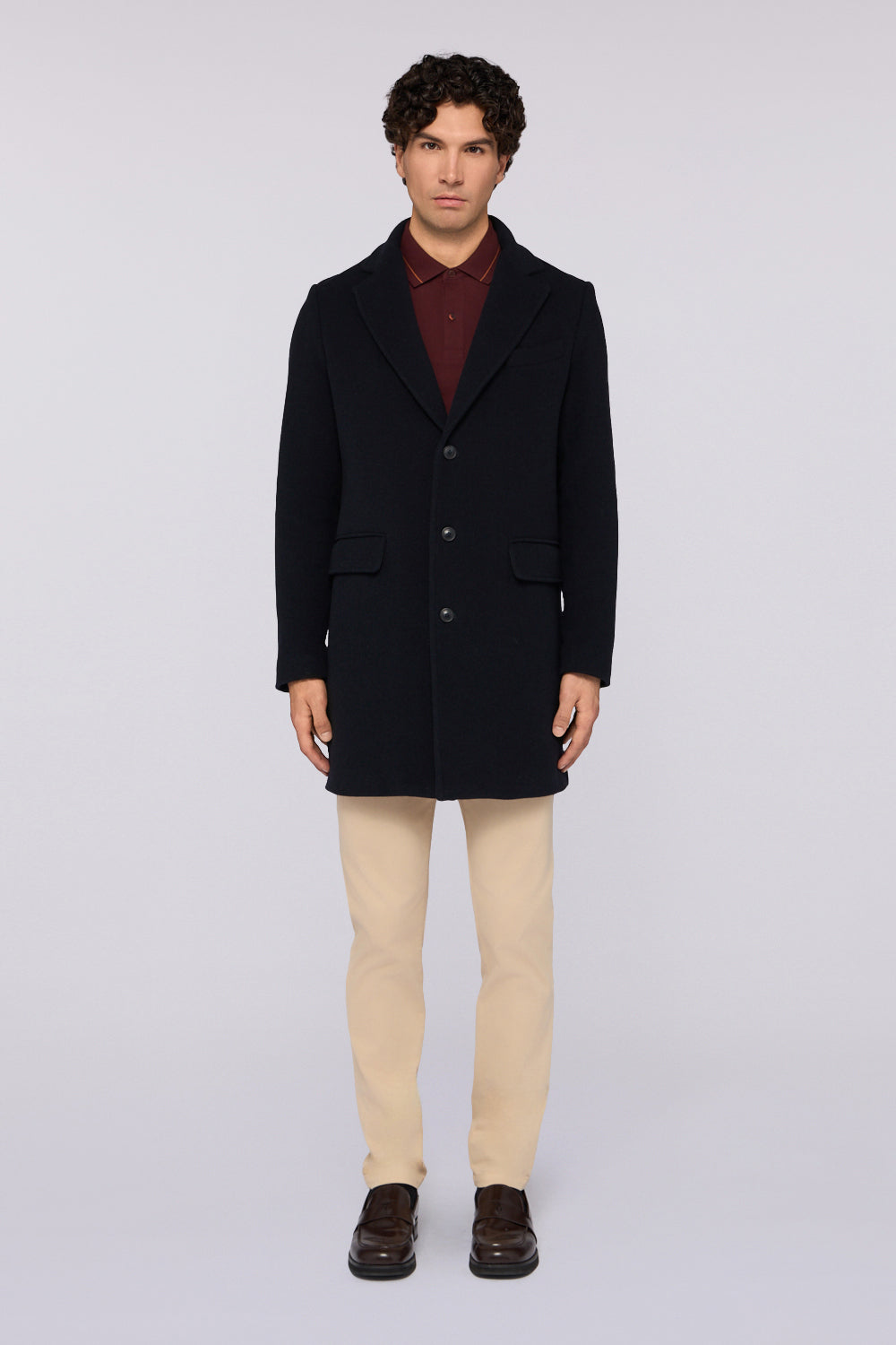 Cappotto monopetto in misto lana 1|0d7ef1ee3054965a9a650fdb709658adf48ddd3dae80b56fce0d91776fa86df6