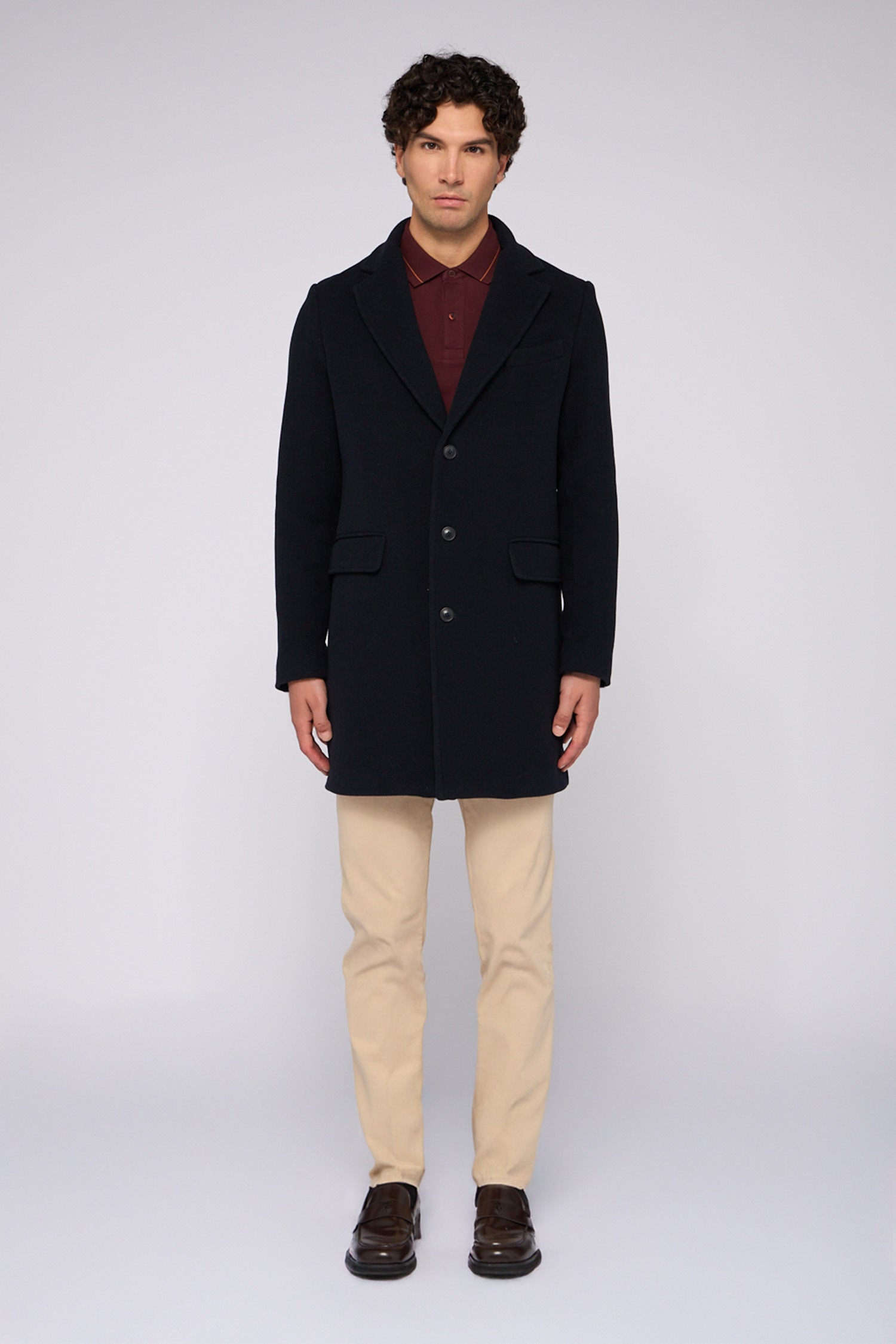 Cappotto monopetto in misto lana 1|0d7ef1ee3054965a9a650fdb709658adf48ddd3dae80b56fce0d91776fa86df6