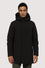 Technical fabric hooded jacket