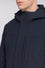 Technical fabric hooded jacket
