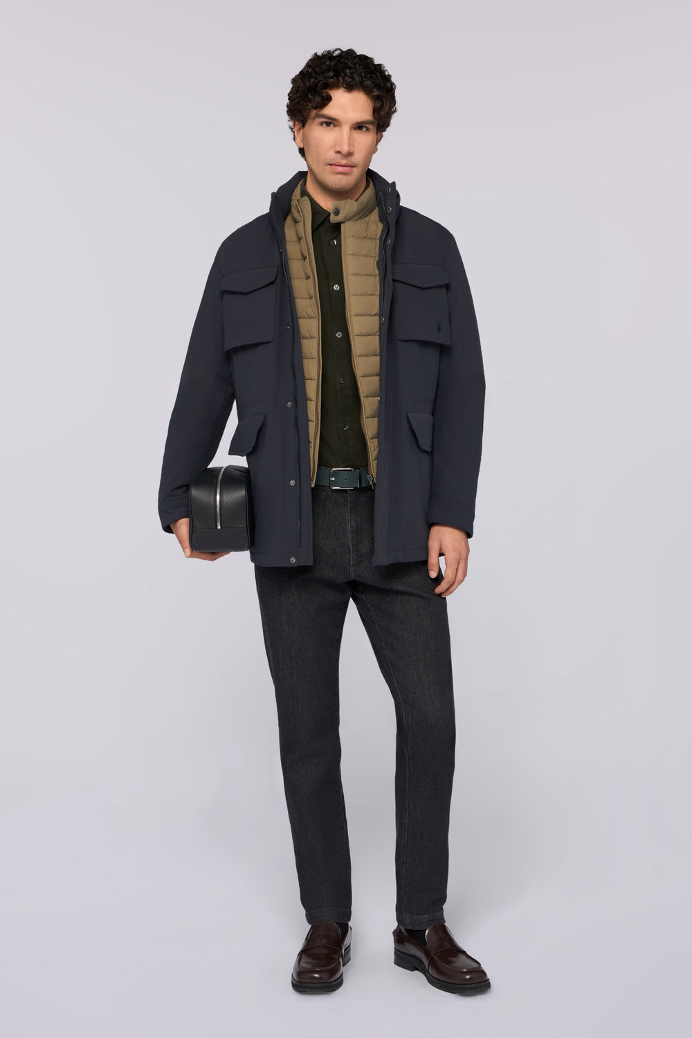 Field jacket in tessuto tecnico 4|f07d97930d4a17b6e4ff5905b153a57cd0c1b447c667203c1a24d2267afa983c