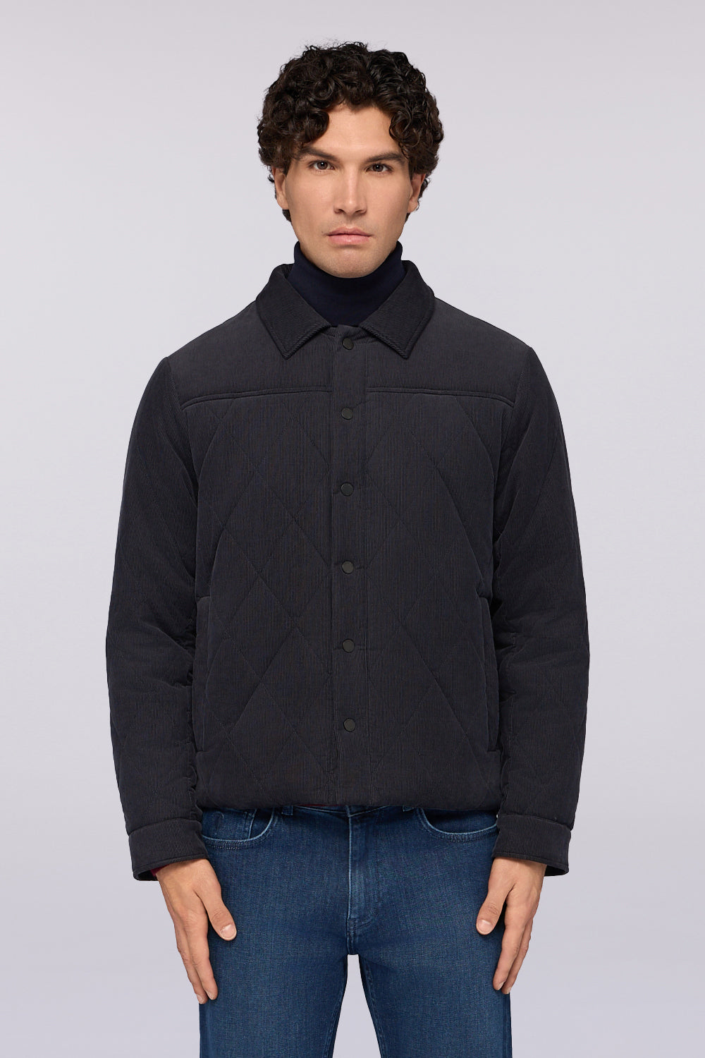 Blouson trapuntato in tech corduroy 1|595e530386c60abcdf94baade3356c19631cbcc50b9c1c8a1f665a30cde65389