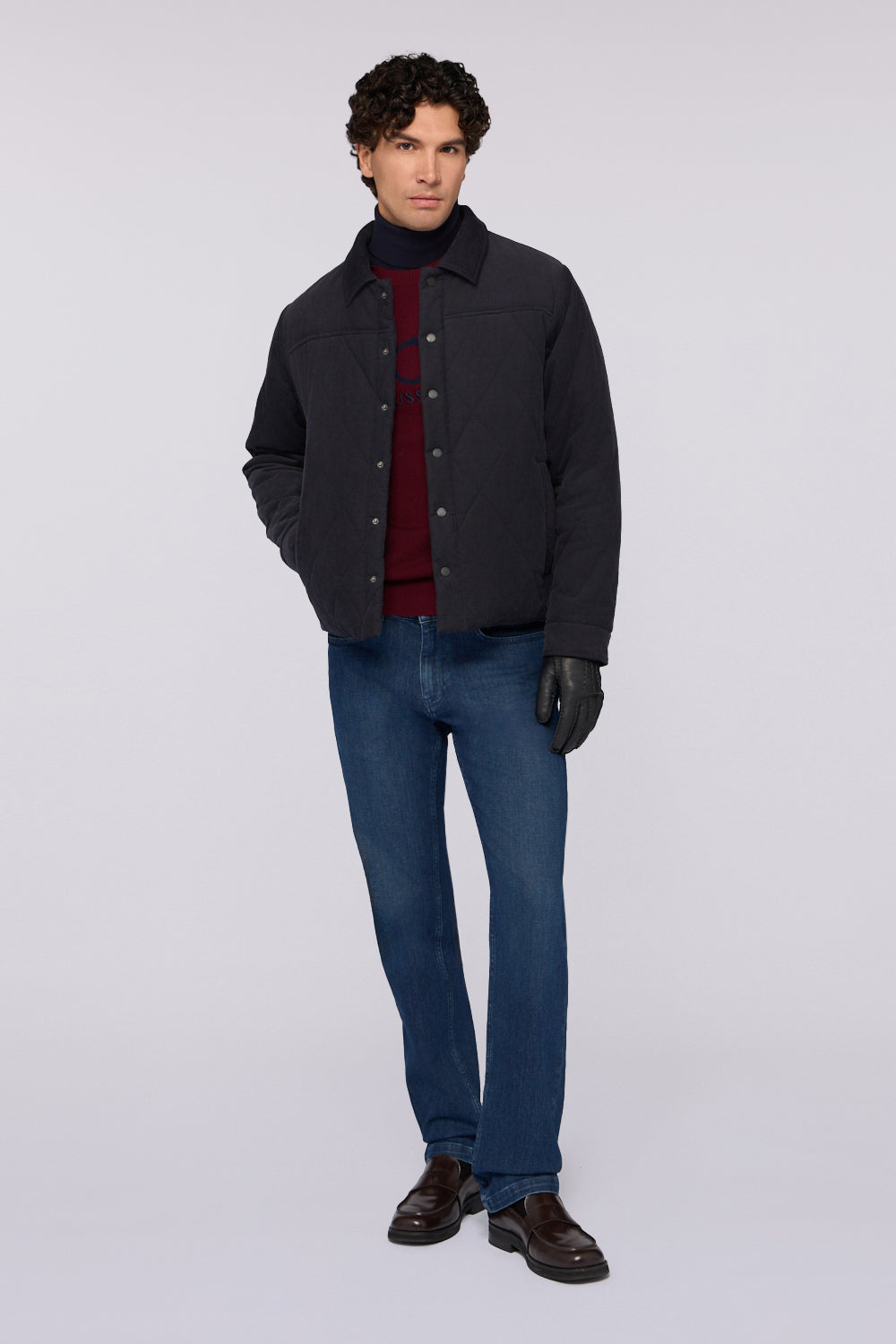 Blouson trapuntato in tech corduroy 1|66956b5c4c9202c579a95ed23b3f8e381fe224d107bc97e88477b88fccfc14e5