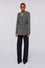 Belted field jacket in wool blend