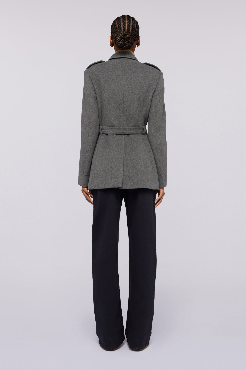 Field jacket in misto lana con cintura 2|91a080f5cbf358fd5737dfc29262650dd0262ad14c21c186112f5923121621ae