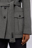 Field jacket in misto lana con cintura 3