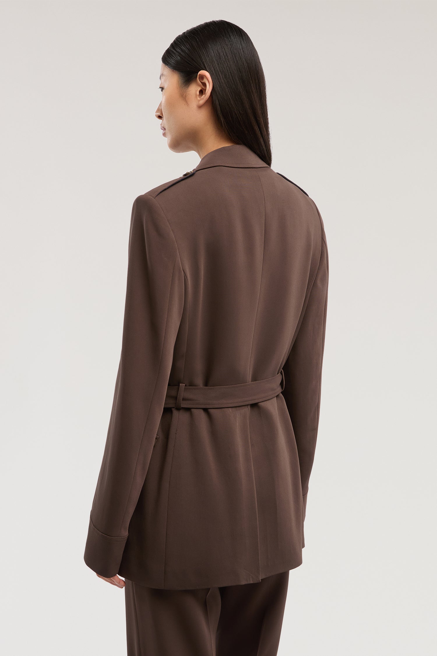 Giacca con tasche applicate in cady 5|a042c7ec88e8335b81b51b5fb5a0351db28768da6232bb4f51aaf475757df648