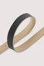Cintura con passante metallico in suede 3