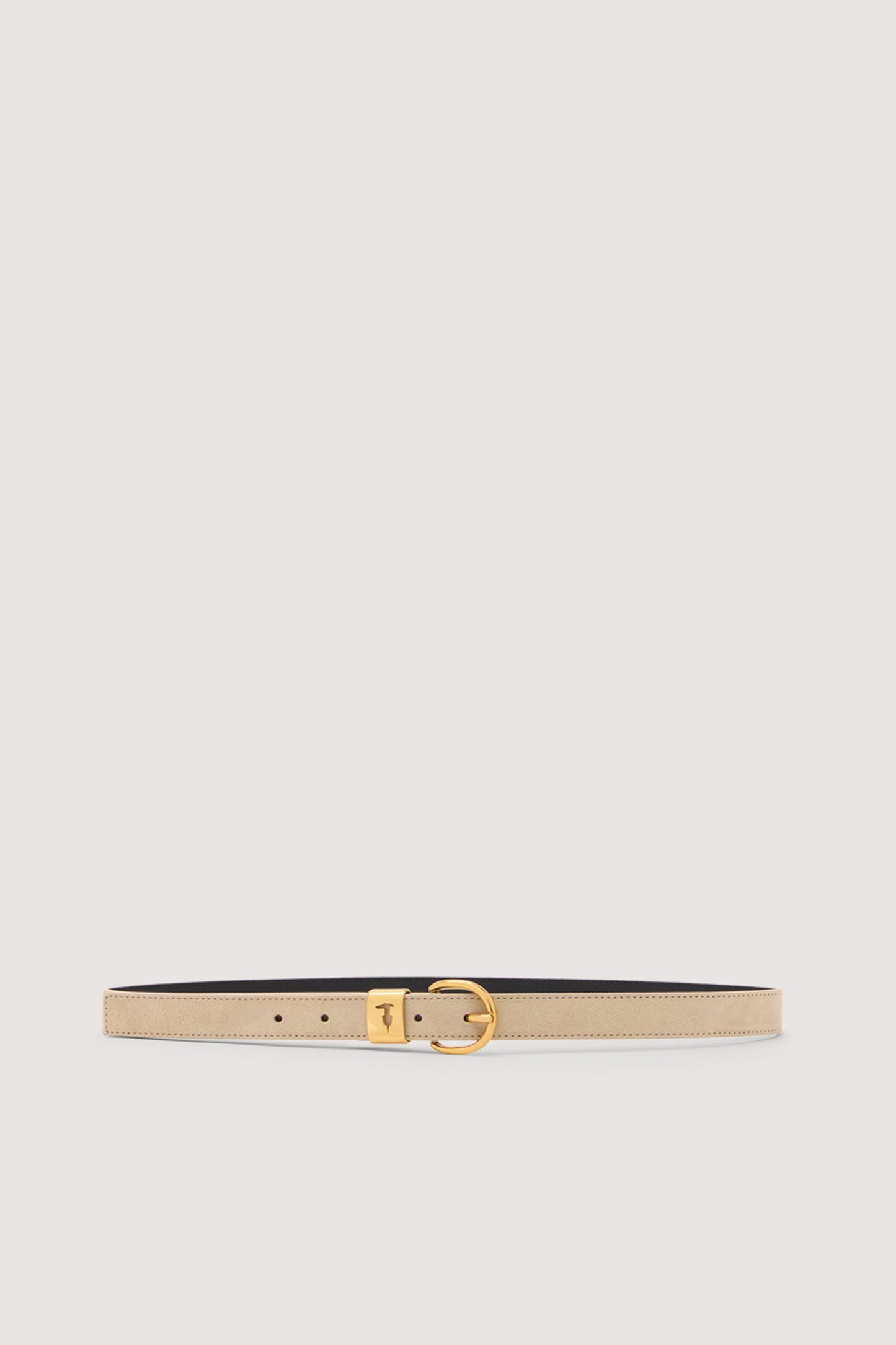 Cintura con passante metallico in suede 1|a9c7267d0b2ff3e9949ed23c9f94ce53dcad6fdf41830137cb70996f668d7c02
