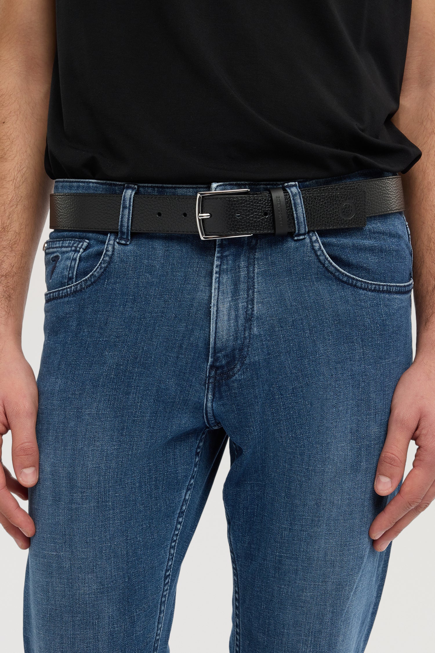 Cintura in pelle martellata essential 4|e75e4cd1f6508d1a1566ceca208d7e95040614b0024d314c97a5fc6bcbfbc302