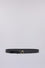Leather belt with Ouroboros buckle