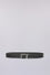 Reversible leather belt