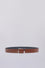 Reversible leather belt