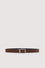 Two-tone reversible leather belt