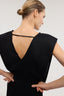 Top scollo a V in viscosa twill 1