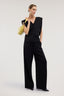 Top scollo a V in viscosa twill 4