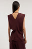 Top scollo a V in viscosa twill 2
