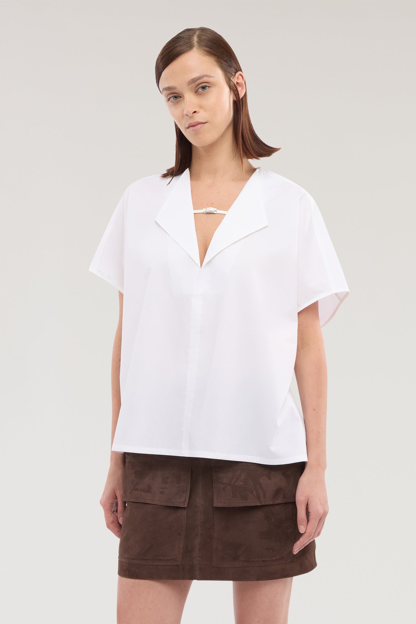 Blusa boxy in popeline 1|9c4eb05142353ec512071858e1d74075d4714c5a23bf551230254dd047a3af9b