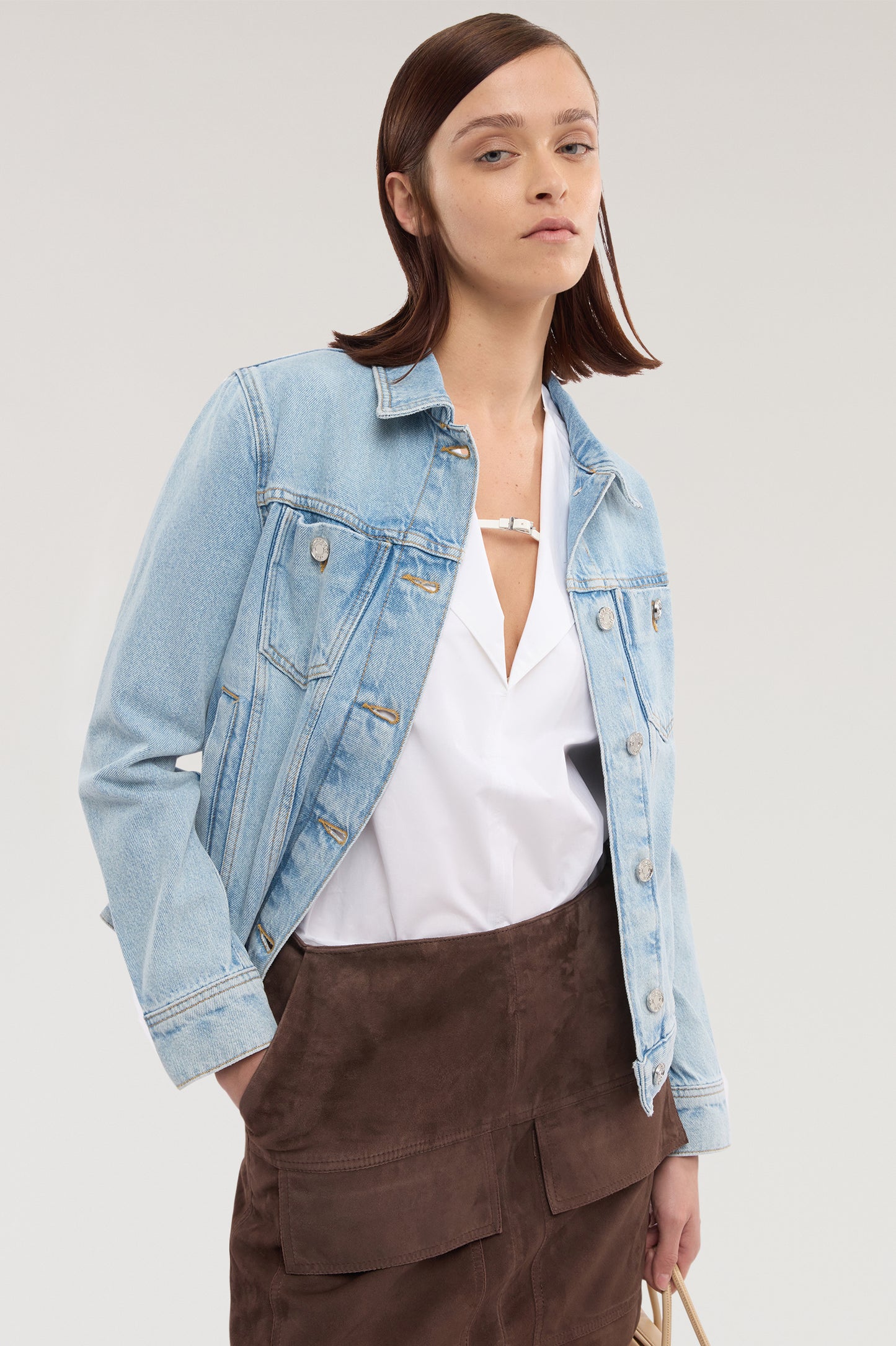 Blusa boxy in popeline 4|4a077d9e551c91d90da46fcfbbe6b8d57fc23dc5ef623bda2715779ed31ac1c2