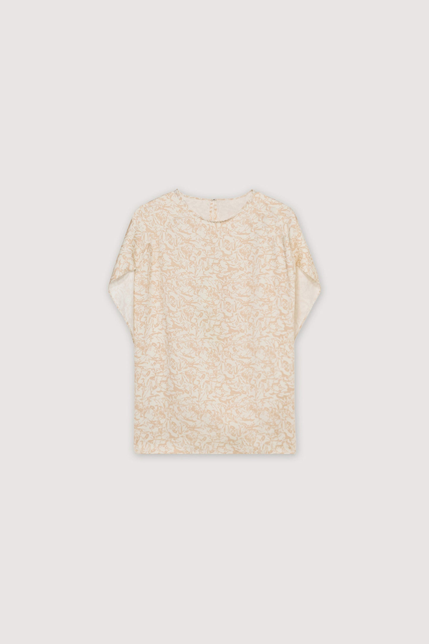 Top con maniche a tulipano con stampa in viscosa 5|c7723b8cf1d81f21cbb26b40250b98a608b820f12e553267e2300ee90bb68363