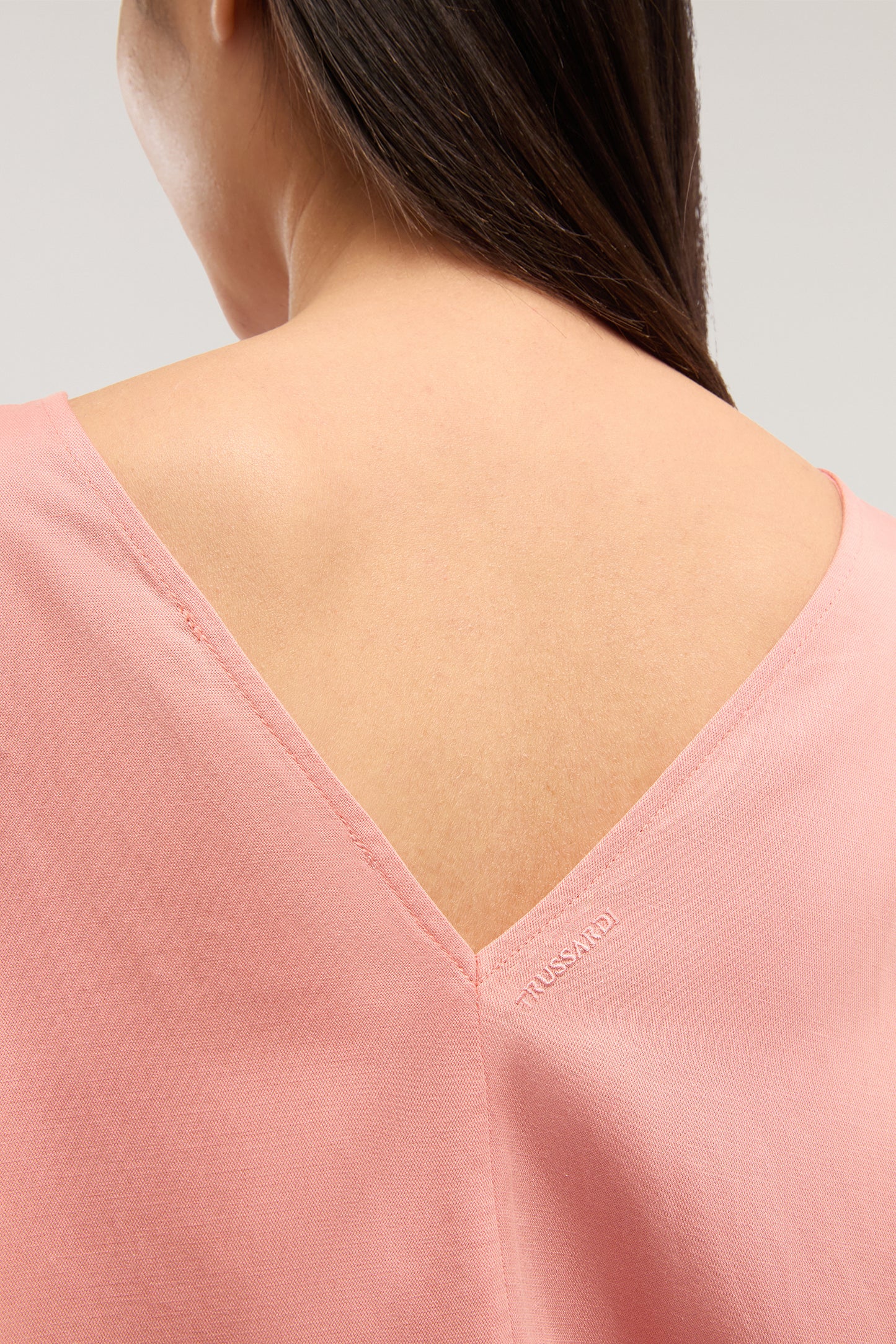 Blusa boxy in lyocell e lino 4|056398562ee8a623fdc1710a091e9a6127e17c08b71a91b54339bb94b2b3053d