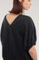 Blusa boxy in lyocell e lino