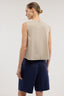Blusa senza maniche in popeline 3