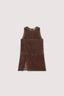 Top lungo con spacco in suede 5
