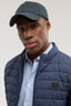 Linen baseball cap with embroidery