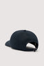 Linen baseball cap with embroidery