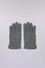 Nappa leather gloves with embossed greyhound detail