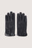 Nappa leather gloves with embossed greyhound
