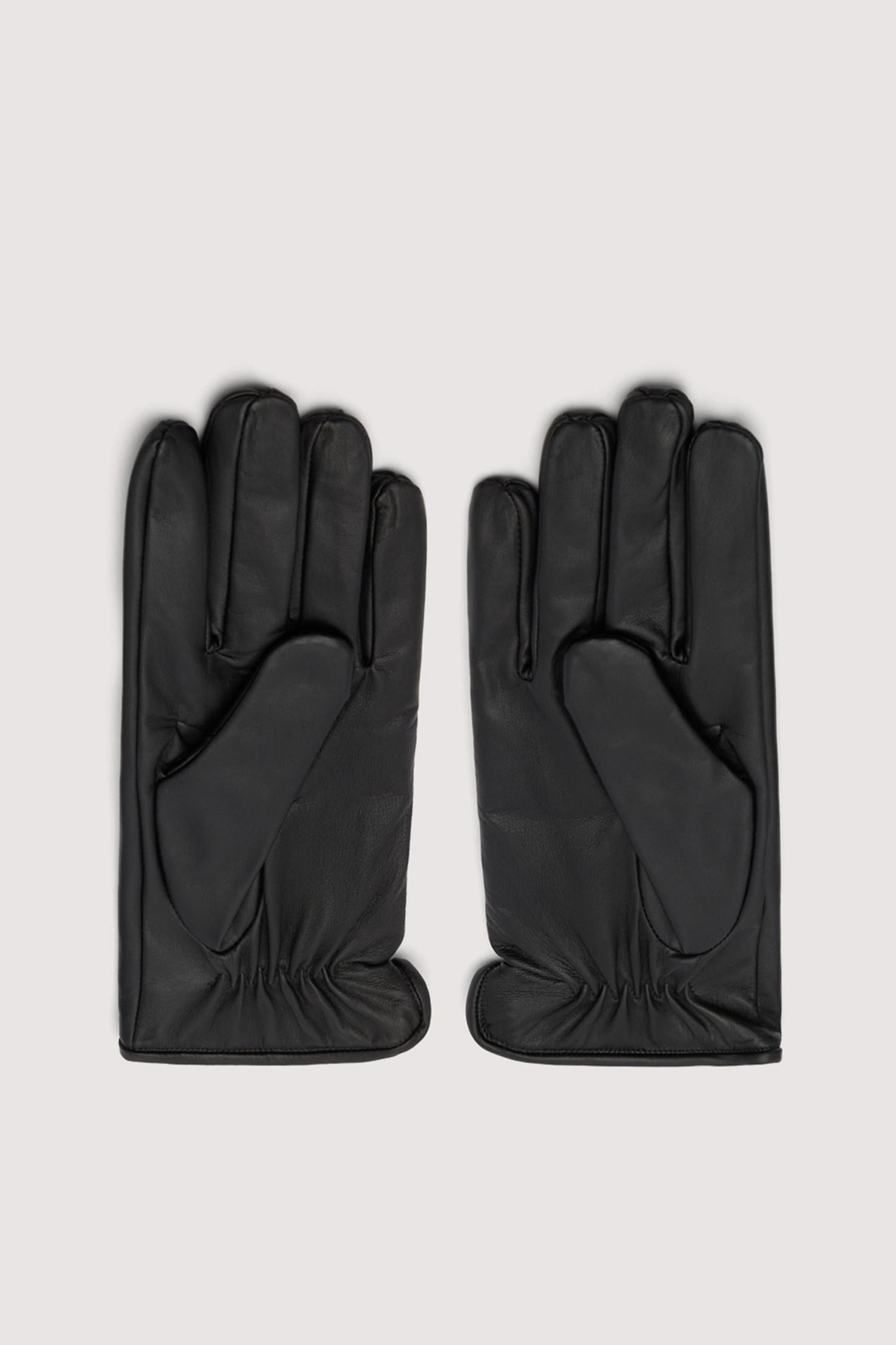 Guanti in nappa con levriero in rilievo 3|84ba054cde857b6e8f899a6d8e27a327be8ee69fe240f3258a1058088ebf30eb