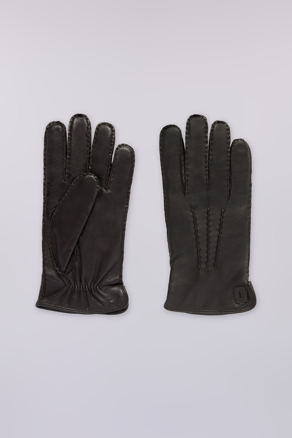 Guanti in pelle martellata con nervature 2|f5137333607b1b41f870b4e1a771e66c4124b55506103abafca92cbd82a70945