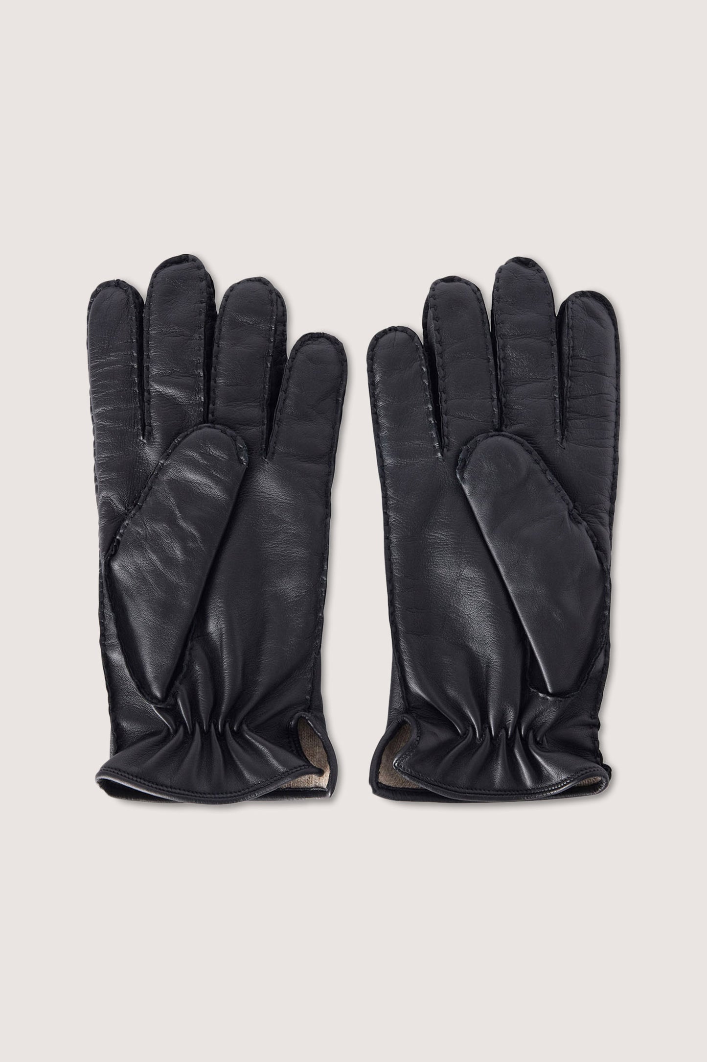 Guanti in pelle martellata con nervature 2|e085b772c919758f026998958c58a63473c63e62a7cb7c22ac1d3387004e4552