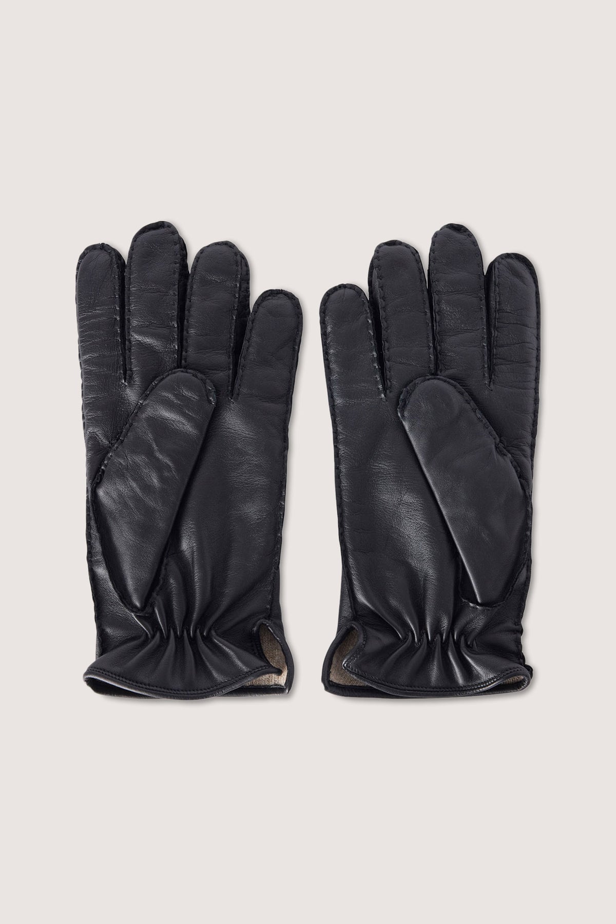 Guanti in pelle martellata con nervature 2|e085b772c919758f026998958c58a63473c63e62a7cb7c22ac1d3387004e4552