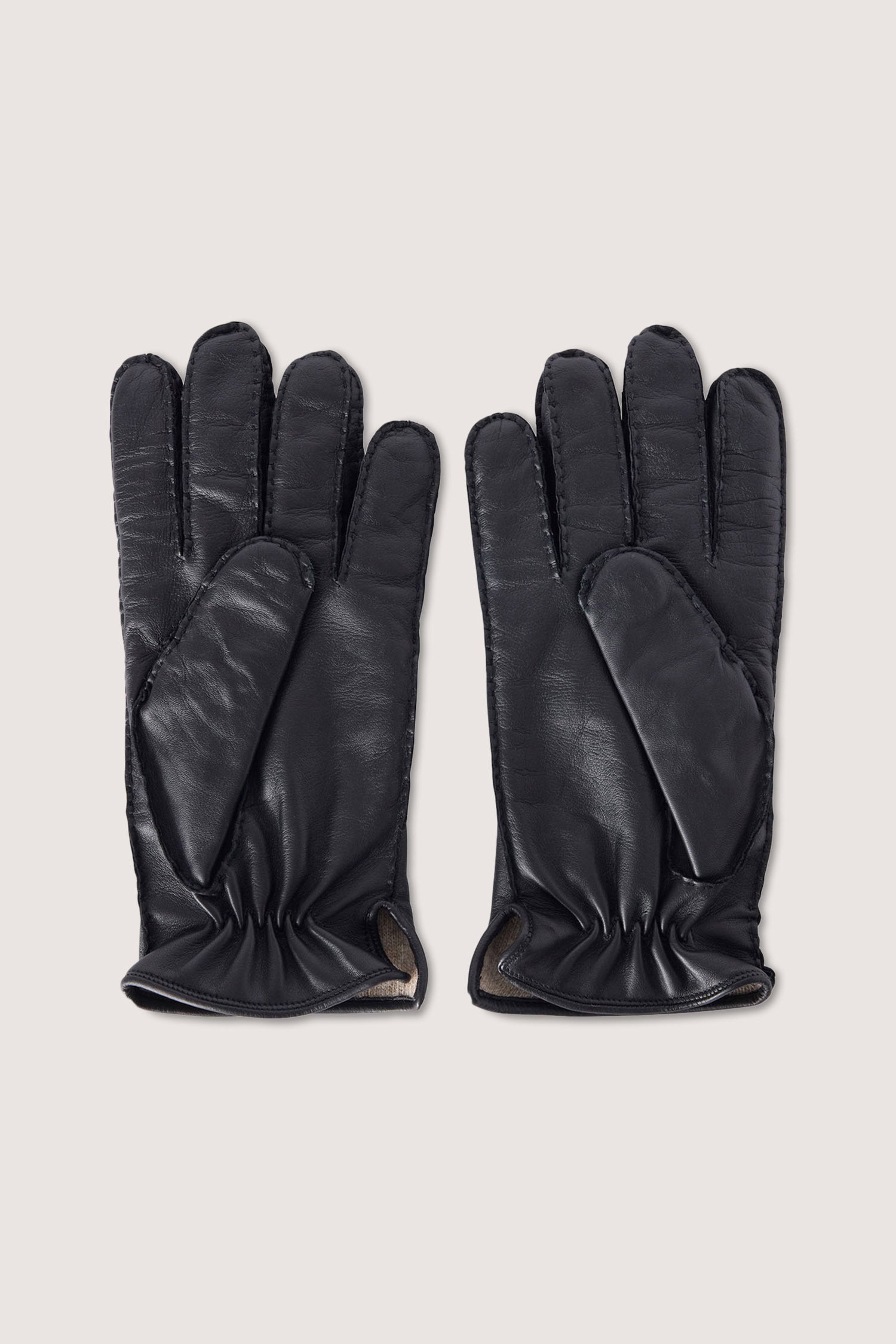 Guanti in pelle martellata con nervature 2|e085b772c919758f026998958c58a63473c63e62a7cb7c22ac1d3387004e4552