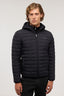 Giacca imbottita con cappuccio in nylon crinkle 1