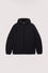 Padded jacket with hood in crinkle nylon