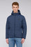 Padded nylon hooded jacket