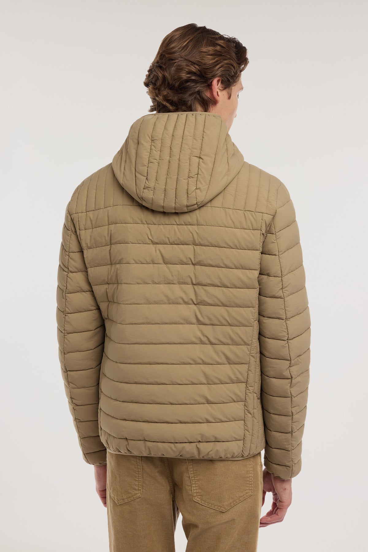 Giacca imbottita con cappuccio in nylon crinkle 2|af969818fa32111432a3feb16d5e9c2811f4f1fd123a839eec31db264b781608