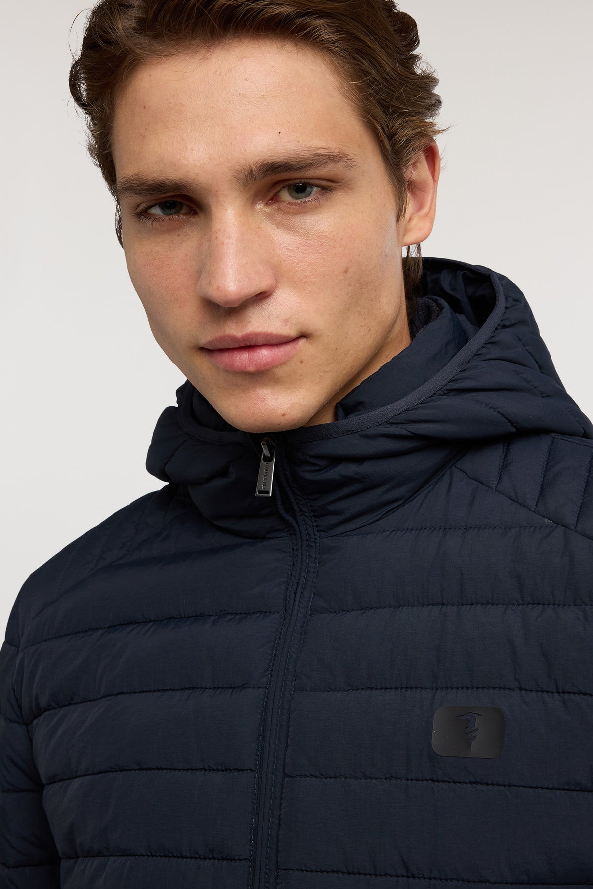 Giacca imbottita con cappuccio in nylon crinkle 5|673a504a3f1dde1292ab1d8cc5ffeabbe20f9ec402b3a5d61cace6b1246ac9cc