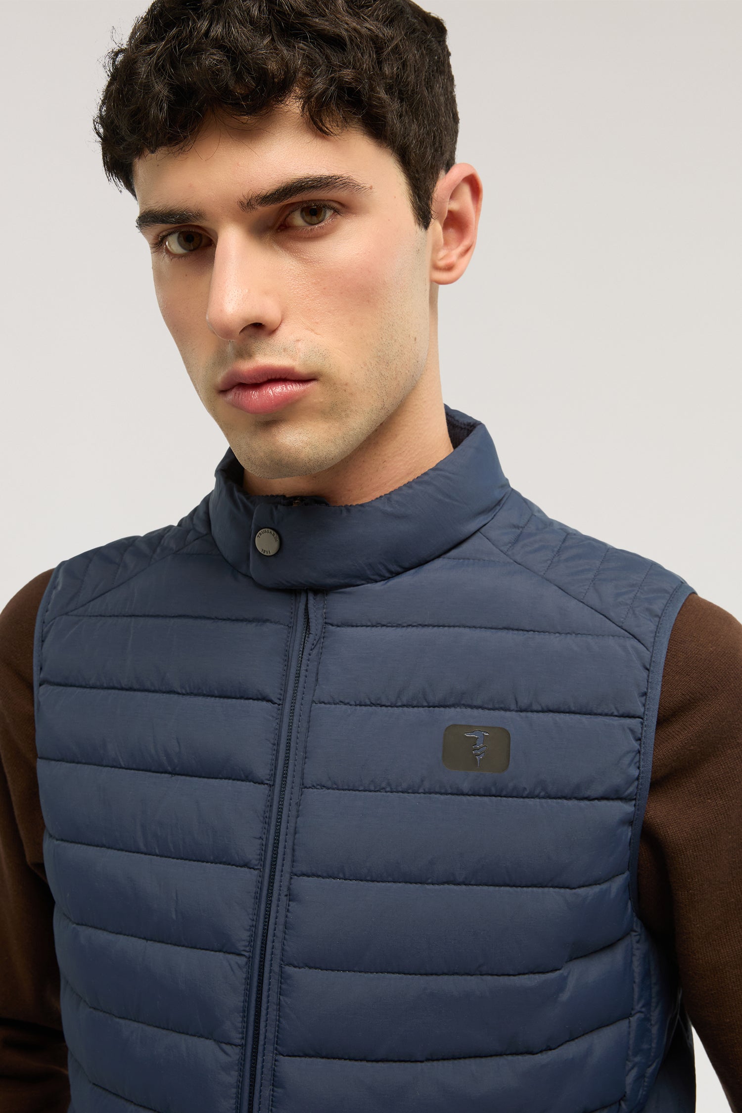 Gilet in nylon crinkle 1|8bcaeb1f9928230bc146b90731ce6d4a3fcc7b21ad74f27980fe51fa32b42184