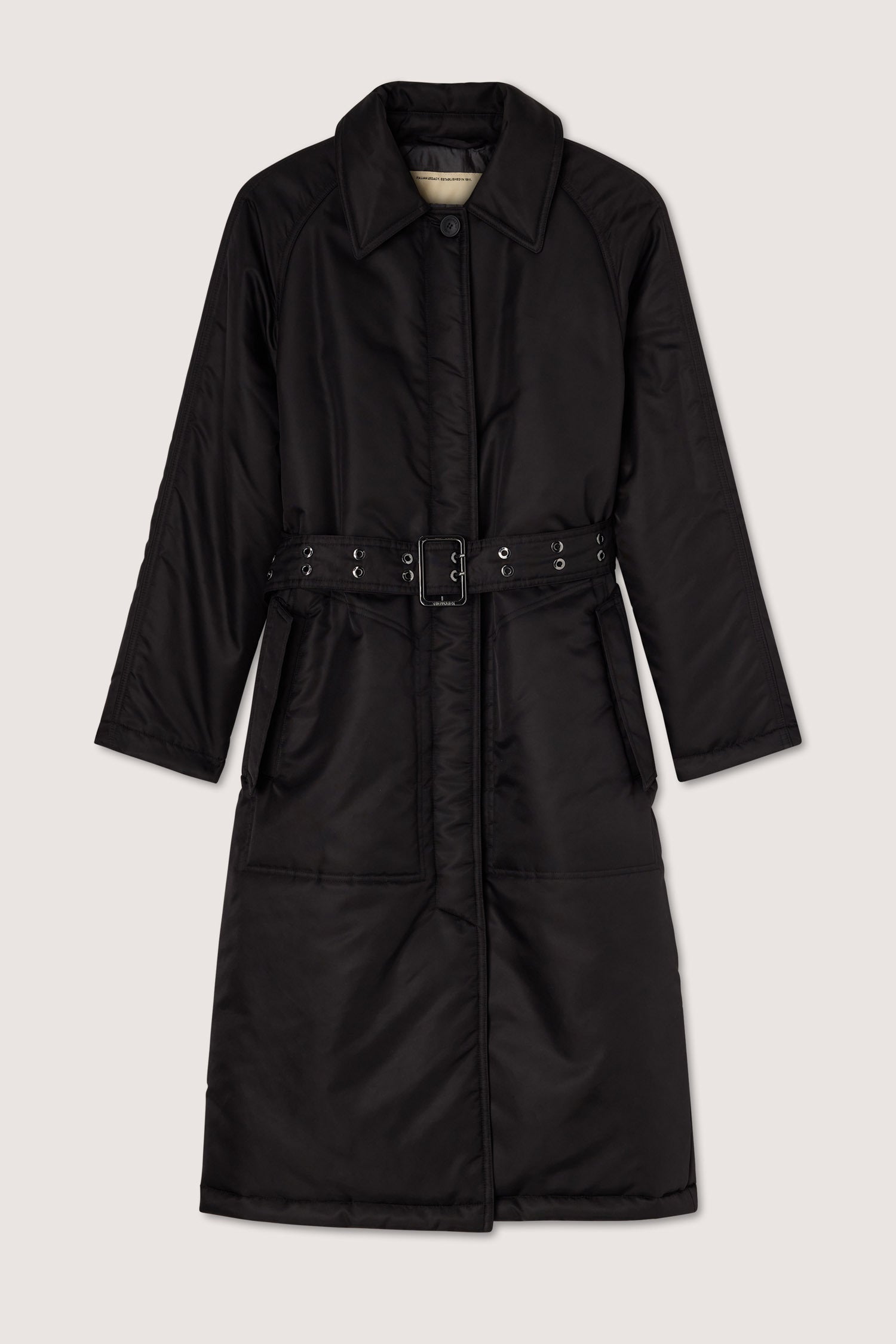 Trench imbottito con cintura doppio ardiglione 4|8e9a9d339b180679e8a742ff2105de07620869746daa80cbeacdc8e7243ef8ac