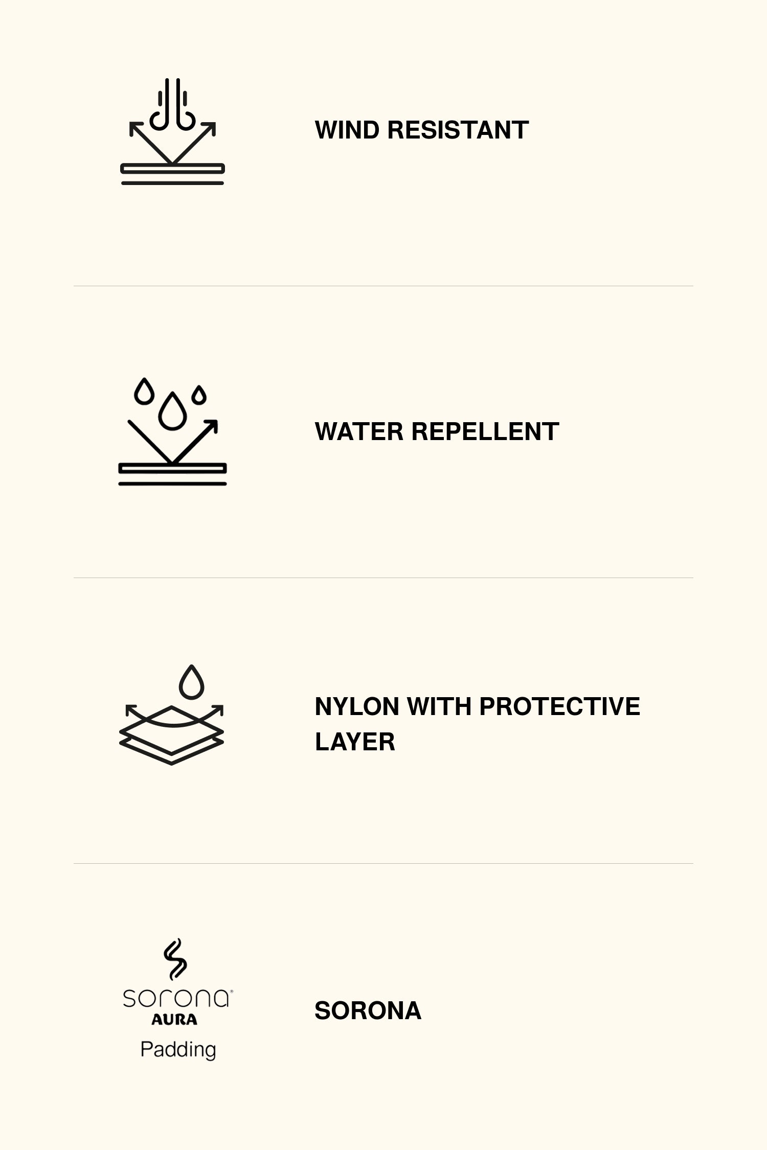 Giacca imbottita con cappuccio in nylon laminato 5|8d8ff33f85300b69fbb4b3521d0c1b91a66fdd50619aa17e2999c46bc5f9f8a3