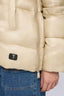 Giacca imbottita in nylon lucido 4