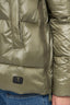 Giacca imbottita in nylon lucido 4