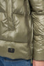 Giacca imbottita in nylon lucido 4