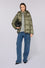 Padded jacket in glossy nylon